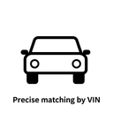 Минималистичная иконка подбора запчастей по VIN-коду для интернет-магазина деталей ГРМ Партелло Авто